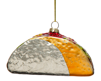 Taco - Vintage Glass Ornament