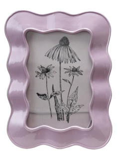 Lilac Wavy Resin Photo Frame - 5.75"x7.75"