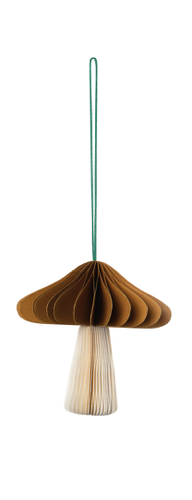Mushroom Honeycomb Ornament - 4 colors