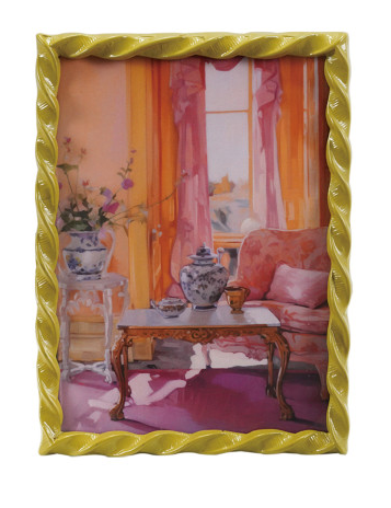 Yellow Twisted Frame - 5x7