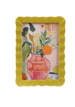 Yellow Waved Frame - 4x6