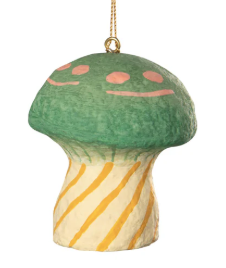 Mache Mushroom Ornament - 3 Styles