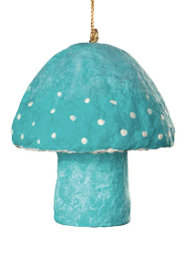Mache Mushroom Ornament - 3 Styles