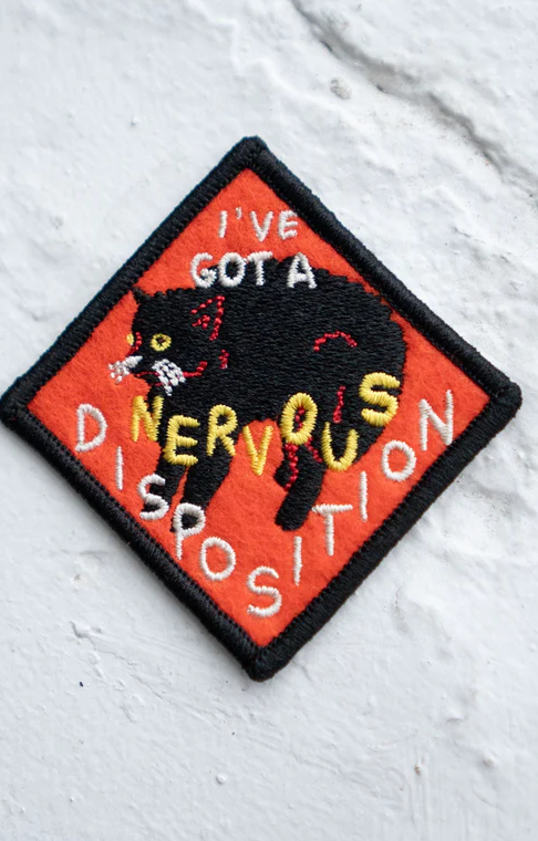 Nervous Disposition - Felt Sticky Patch