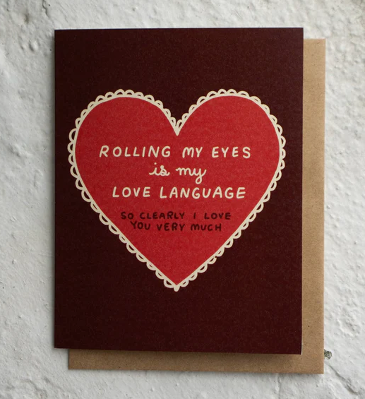 Rolling my Eyes Card