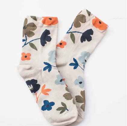 Ella Floral Casual Socks
