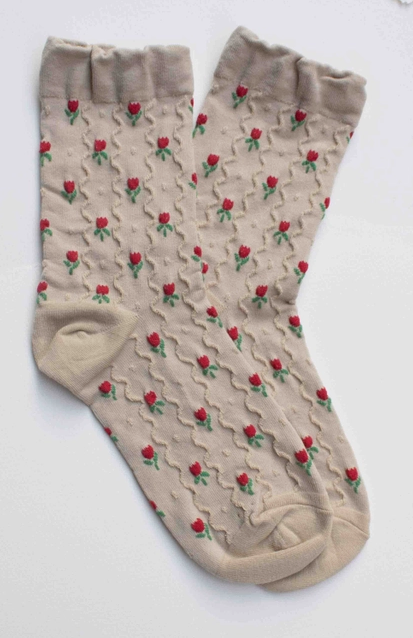Mini Tulip Flower Socks