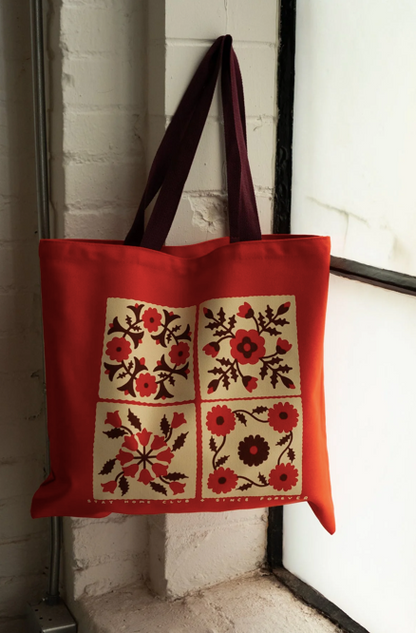 Four Blocks Flat Tote