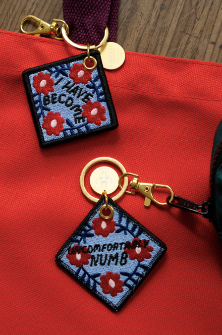 Uncomfortably Numb Keychain