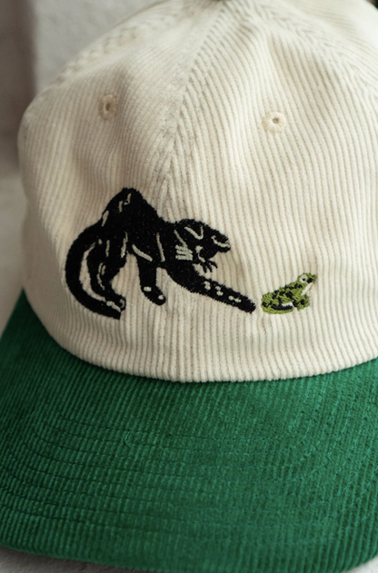Frenemies (Cat & Frog) Two Tone Corduroy Hat