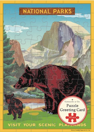National Park Puzzle Greeting Card