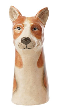 Stoneware Dog Vases