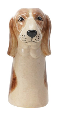 Stoneware Dog Vases