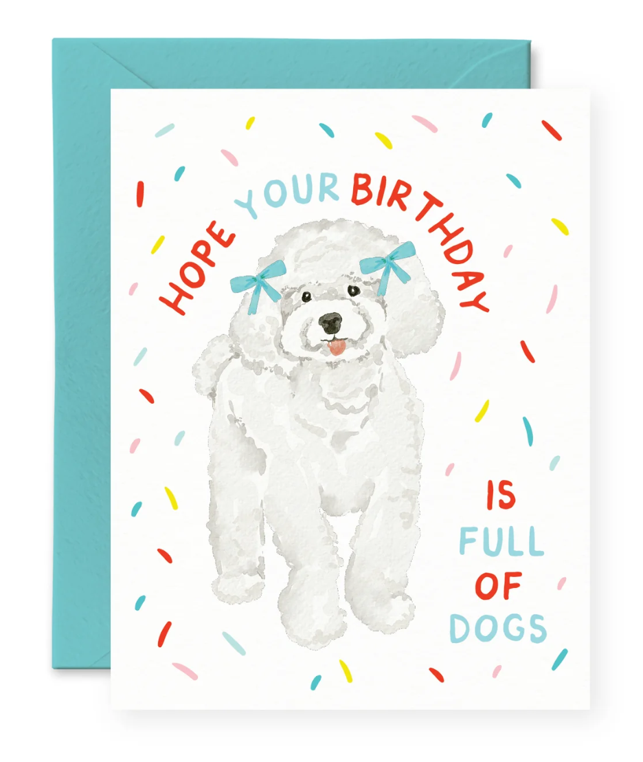 Full of Dogs Birthday Card