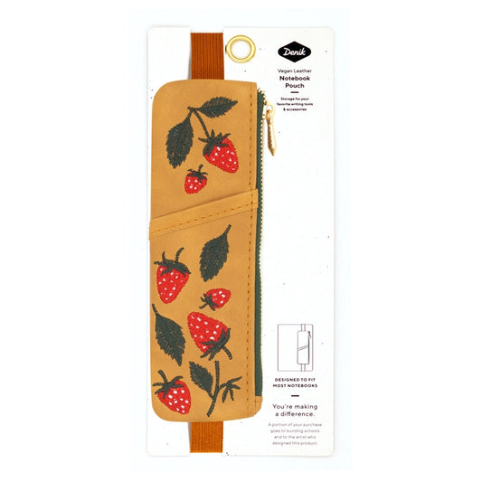 Strawberries Notebook Pouch
