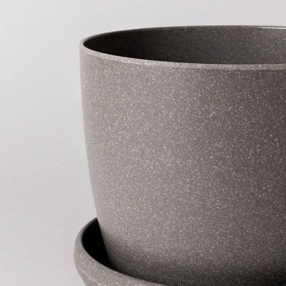 5" Planter : White Fiber