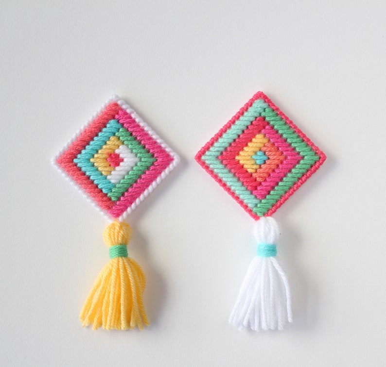 Needlepoint Ornament Set - Sherbet