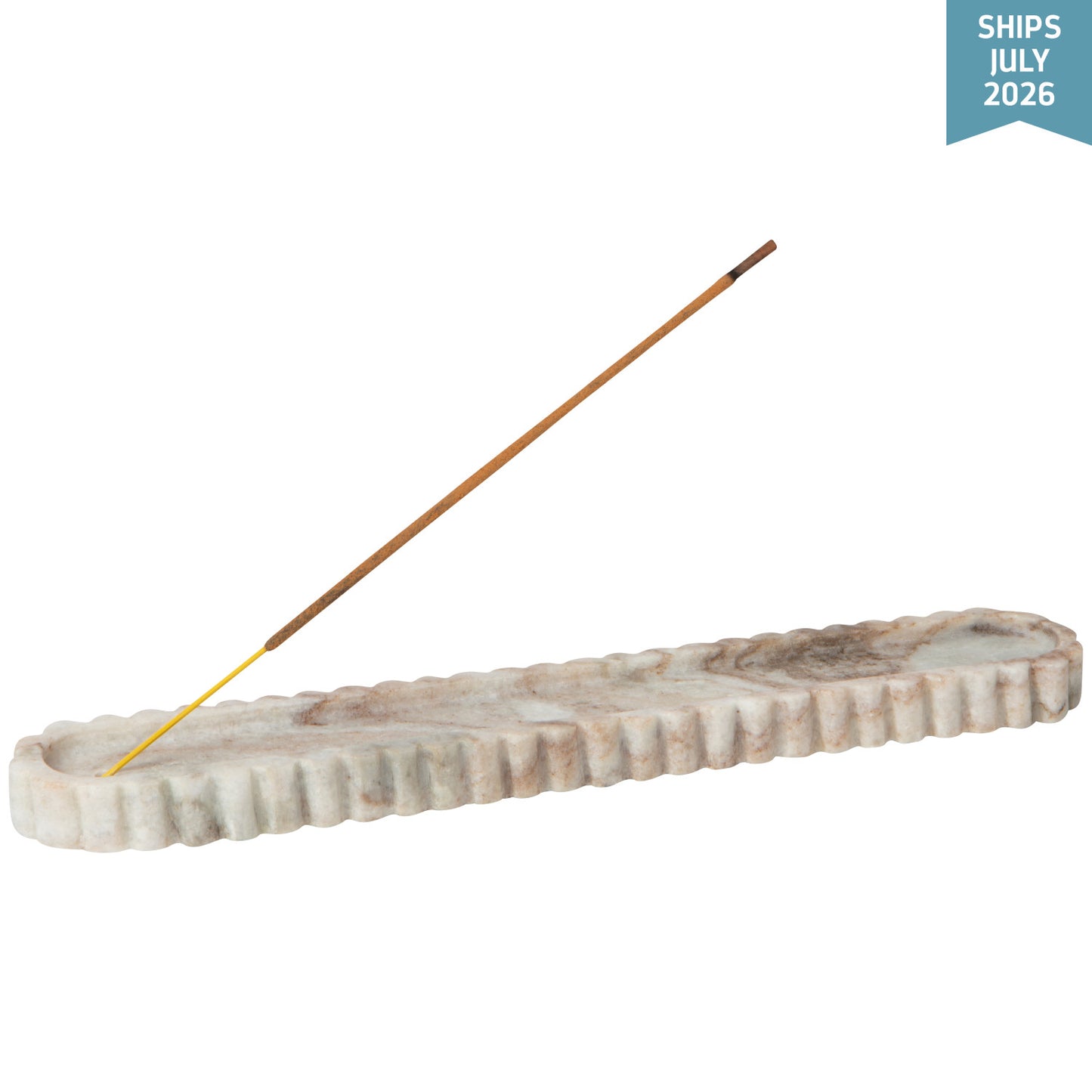 Brown Marble Incense Holder