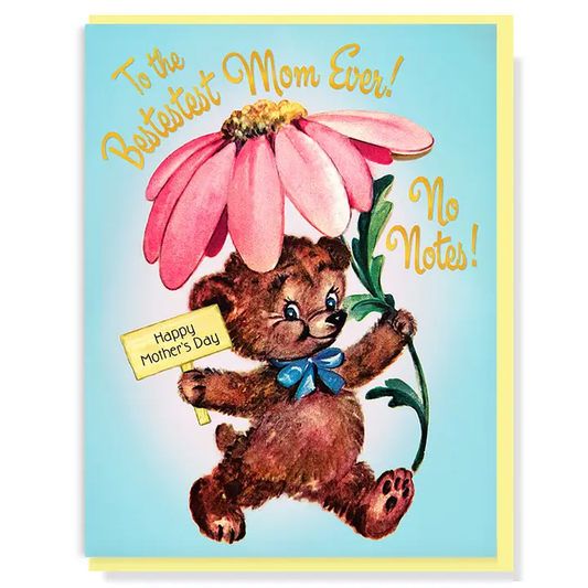 Bestest Mom Mothers Day Card