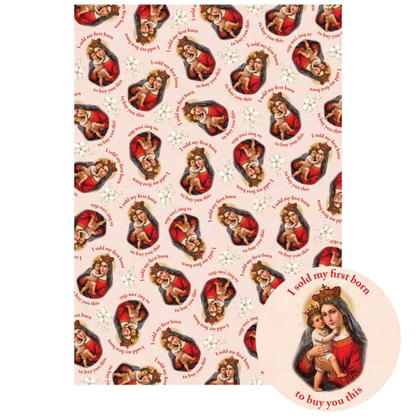 Sold My First Born Wrapping Paper - Set/3