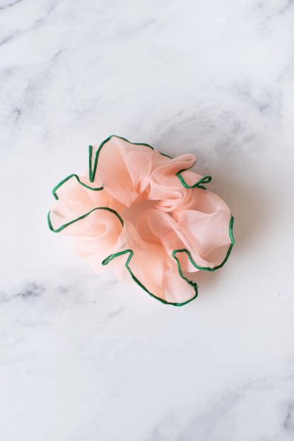 Organza 2-Tone Scrunchie
