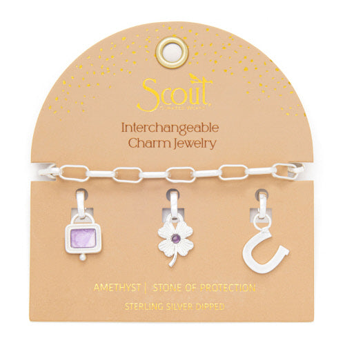 Interchangeable Charm Bracelets - Silver