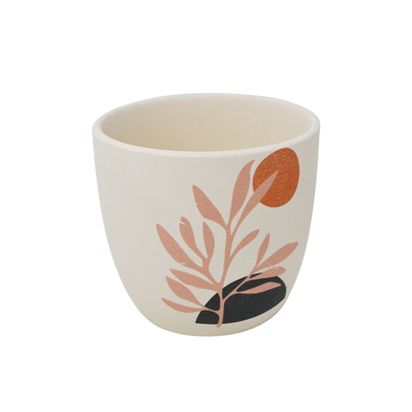 Porcelain Pot w/Floral Pattern - 3 styles