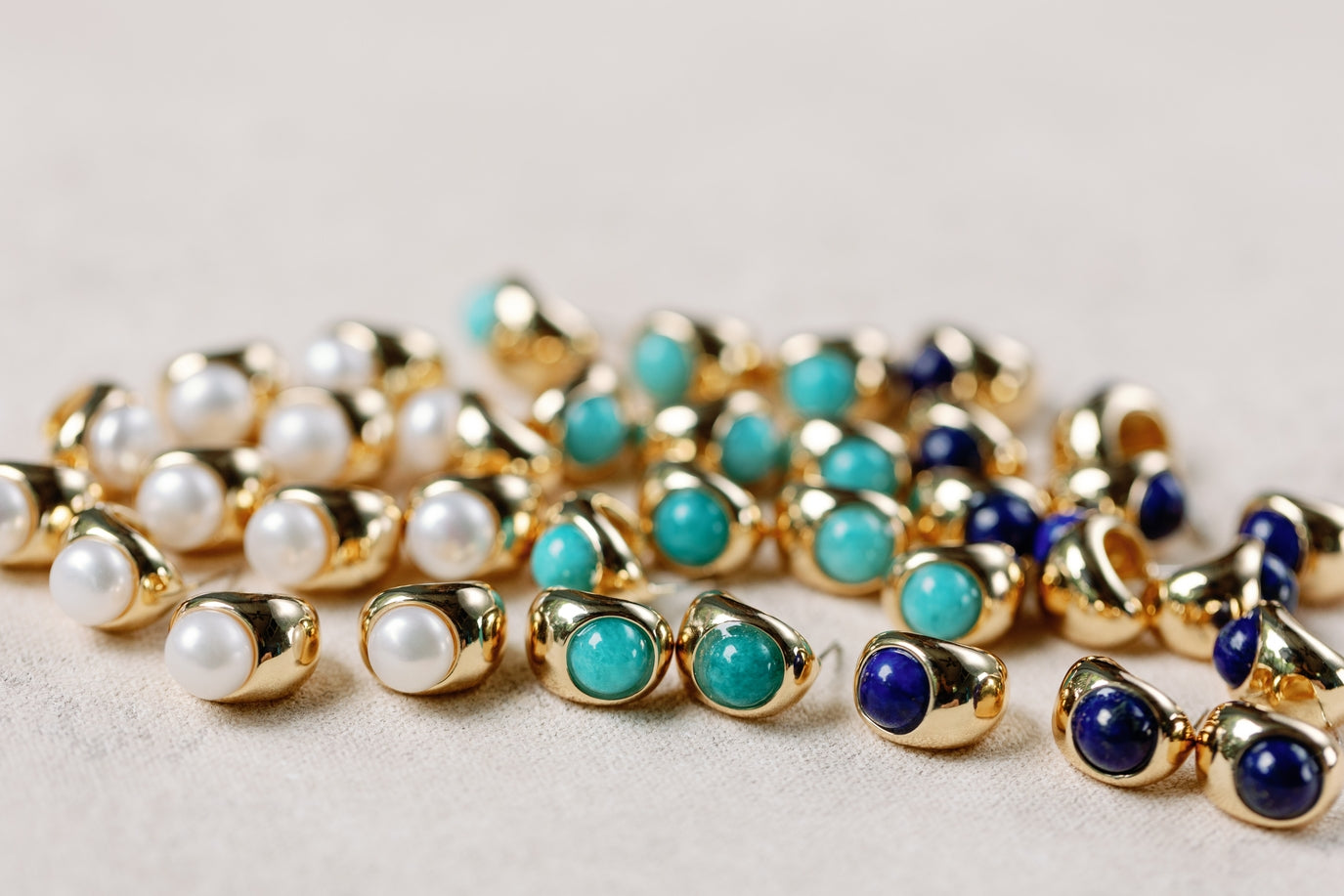 Mini Gold Huggie Earrings