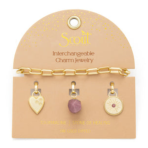 Interchangeable Charm Bracelets - Gold