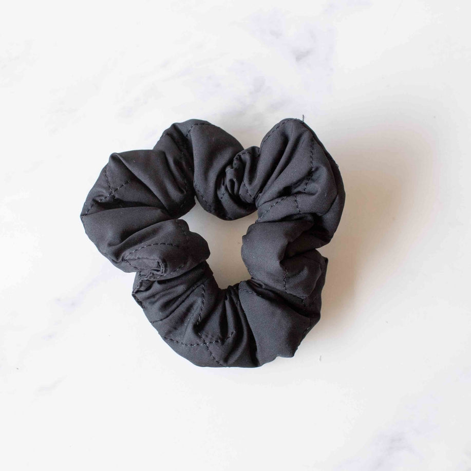 Quilted Hair Scrunchie