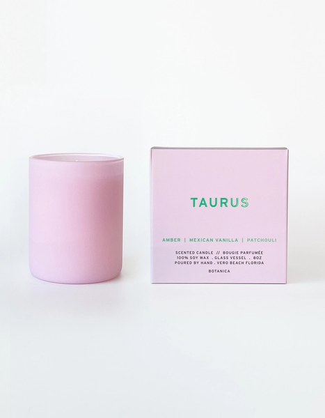 Taurus - Zodiac Candle