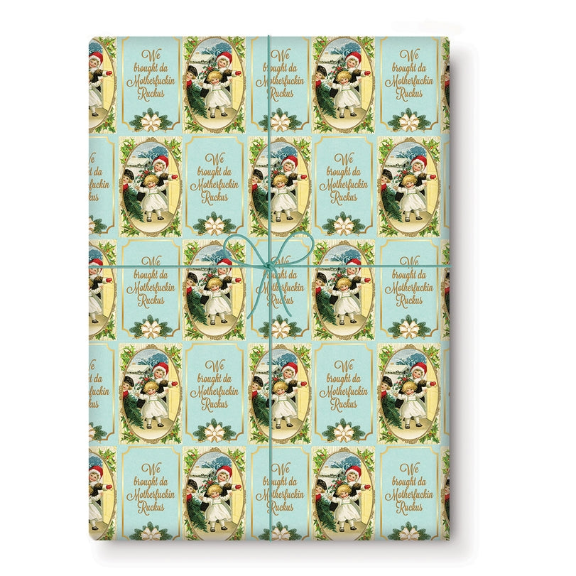 Motherfuckin Ruckus Wrapping Paper - Set/3