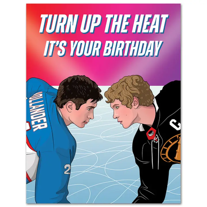 Heated Rivalry Birthday Card