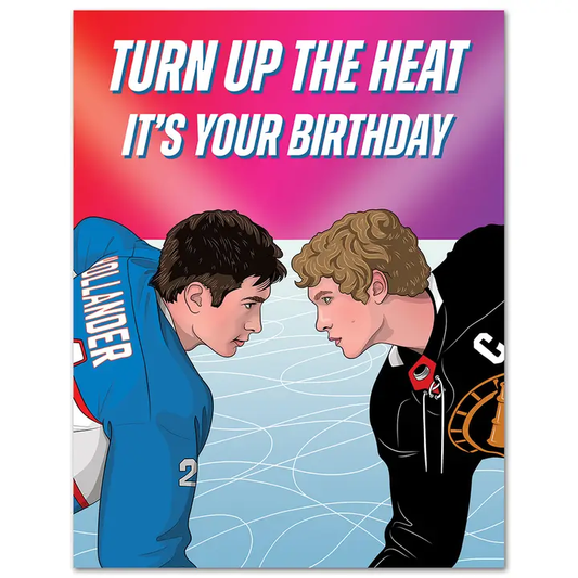 Heated Rivalry Birthday Card