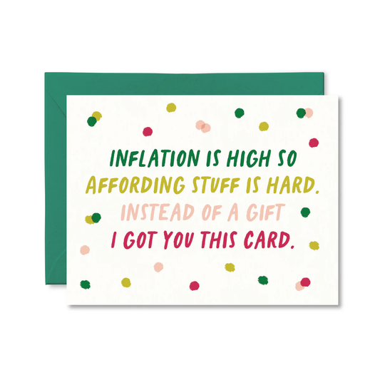 High Inflation Christmas Card