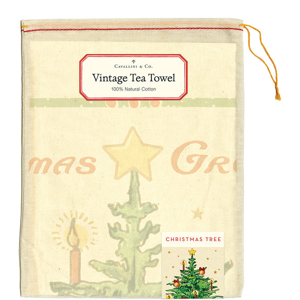 Christmas Tree Tea Towel - Cavallini