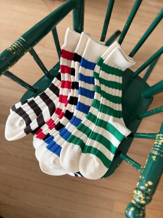 Color Stripe High Socks