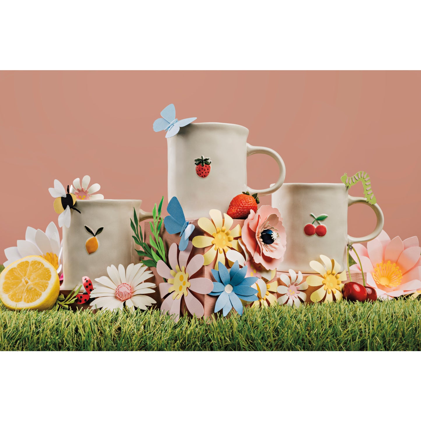 Strawberry Embossed Mug