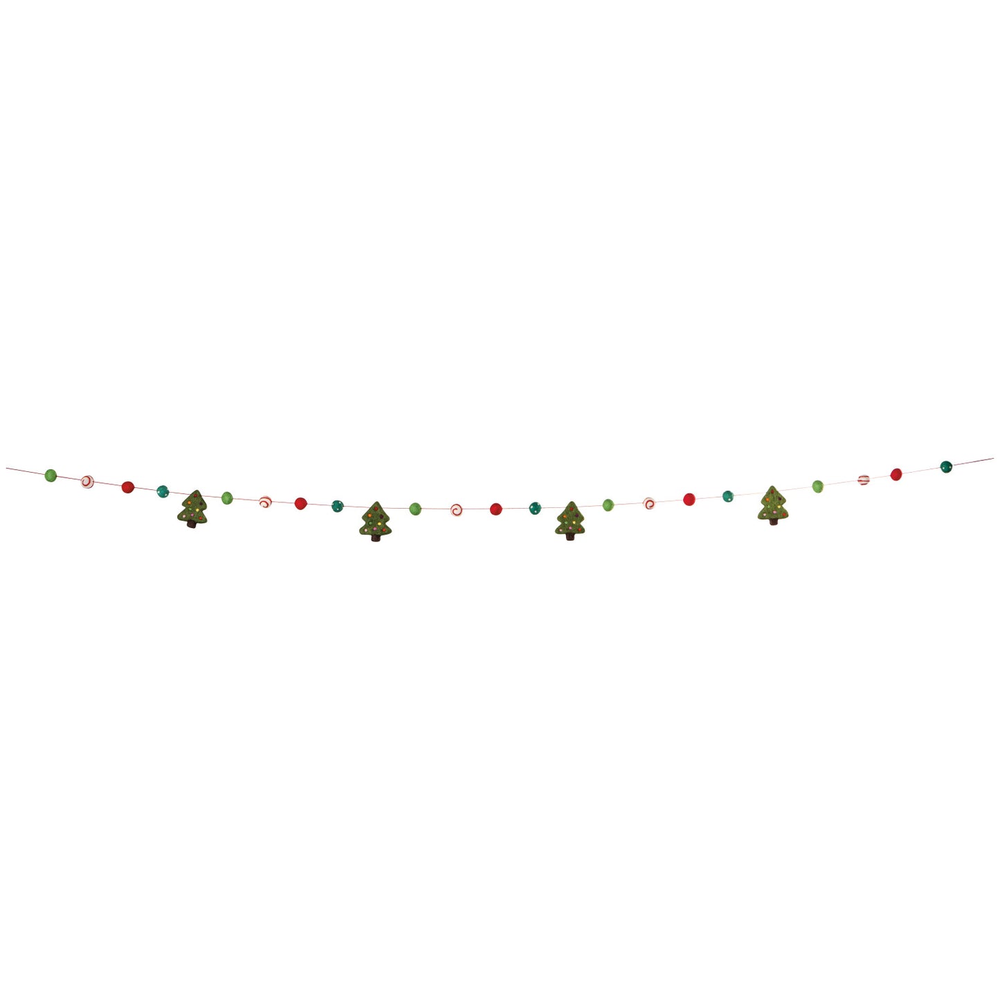 Evergreen Felt Garland