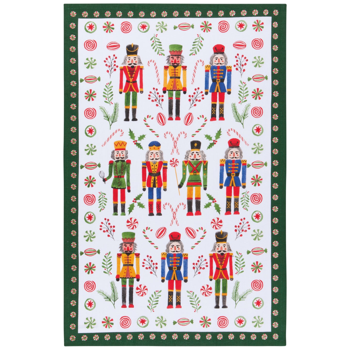 Nutcracker Christmas Dish Towel