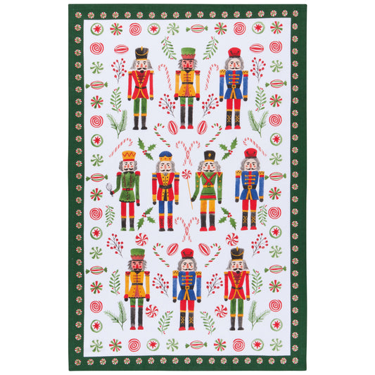 Nutcracker Christmas Dish Towel