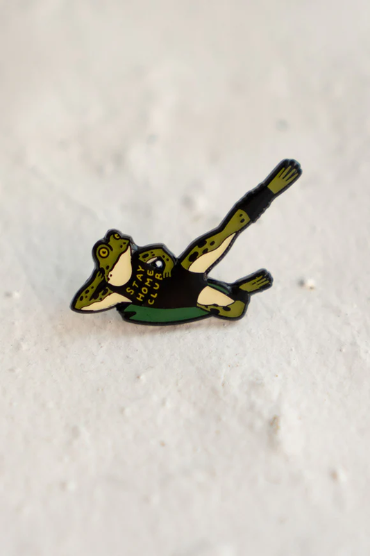 Frog Workout Pin
