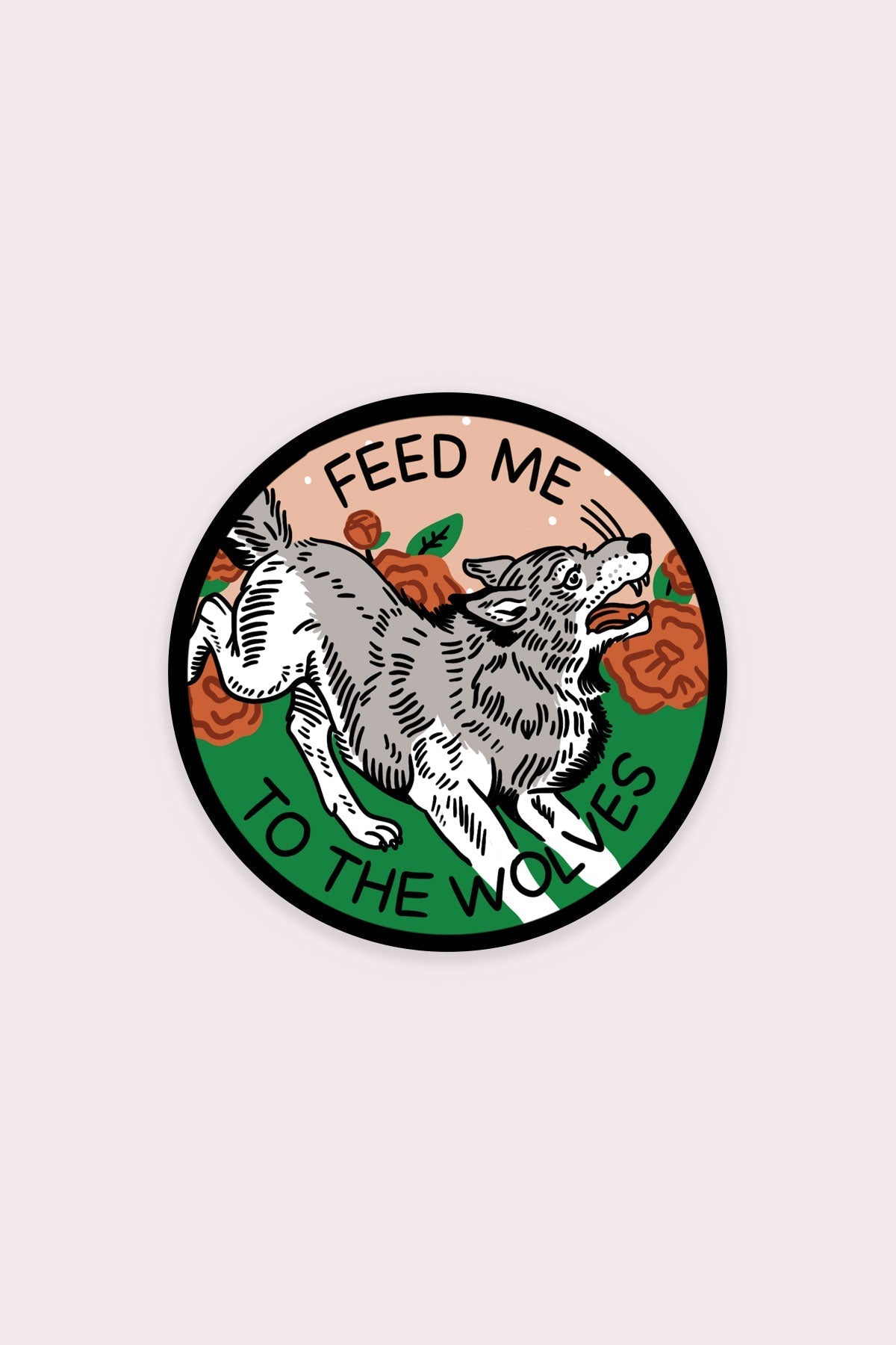 To The Wolves Vinyl Sticker