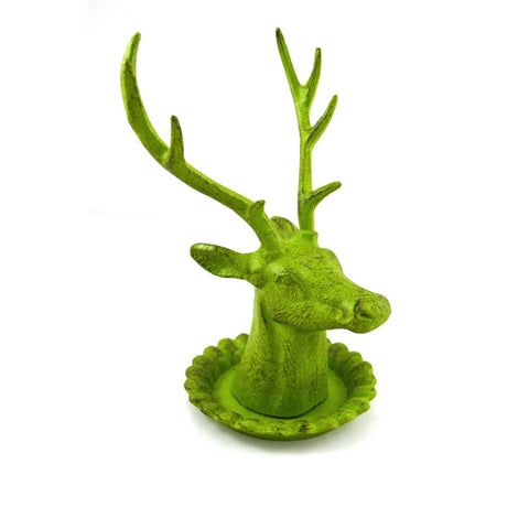 Green Stag Jewelry Stand
