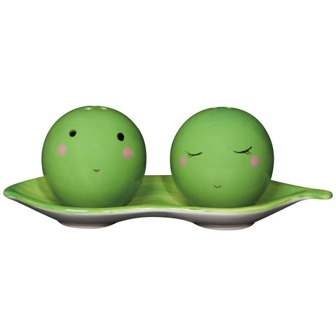 Salt + Pepper Shaker - Pea Pod