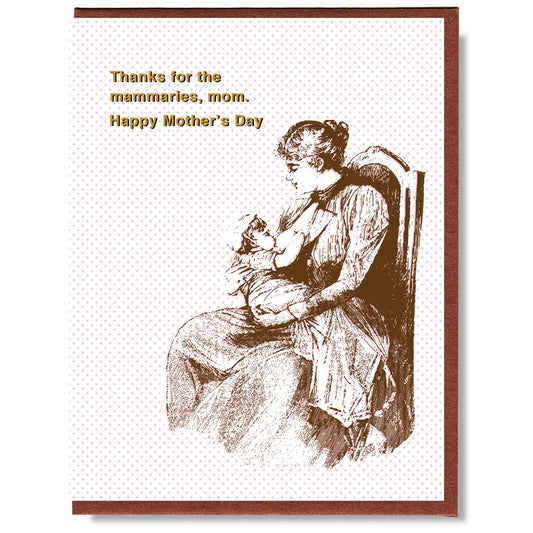 Mammaries Mother's Day Card