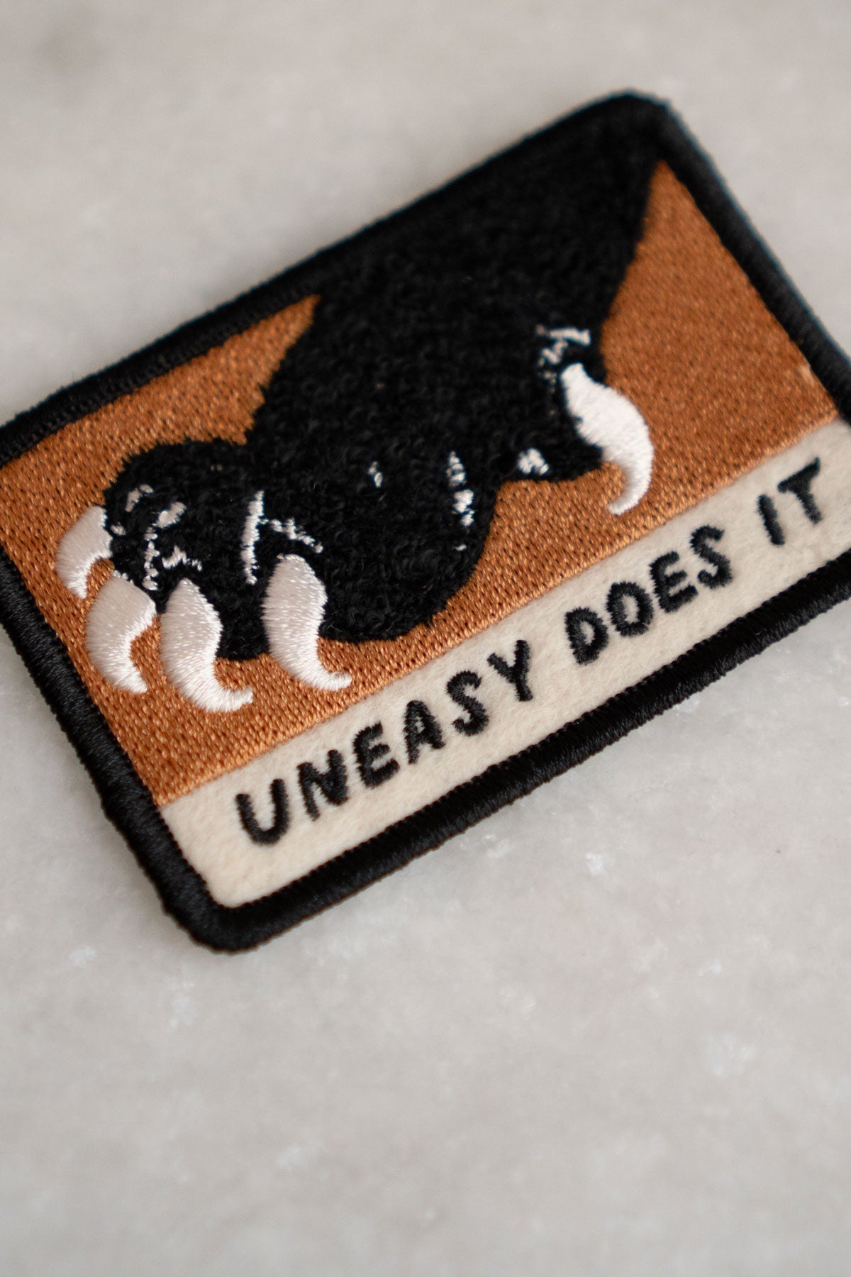 Uneasy Does It Sticker Patch
