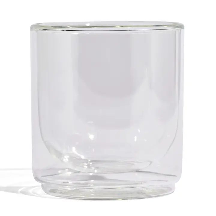 Clear Double Walled Tumbler Set