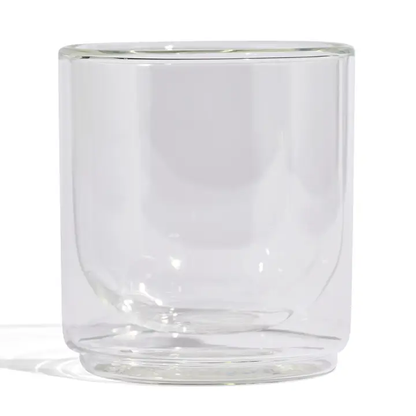 Clear Double Walled Tumbler Set