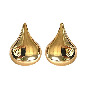 Gold Teardrop Studs